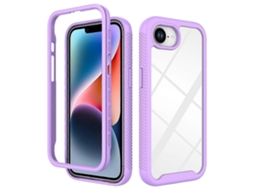 Capa Anti-queda 2 Em 1 Pc Tpu Para Iphone 16e - Roxa