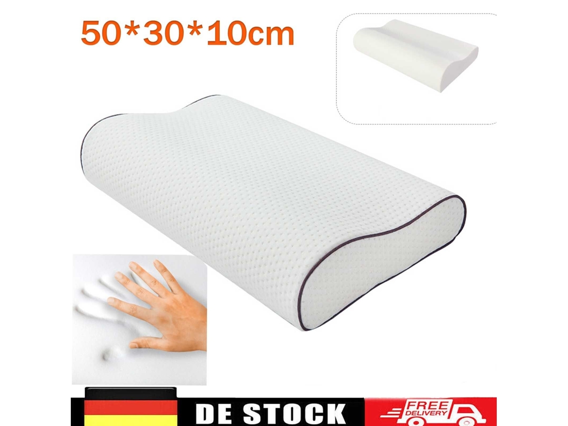 Travesseiro De Apoio Para Pescoço Travesseiro Ortopédico De Pescoço Travesseiro De Espuma Em Gel 50x30 Cm Aquaforge