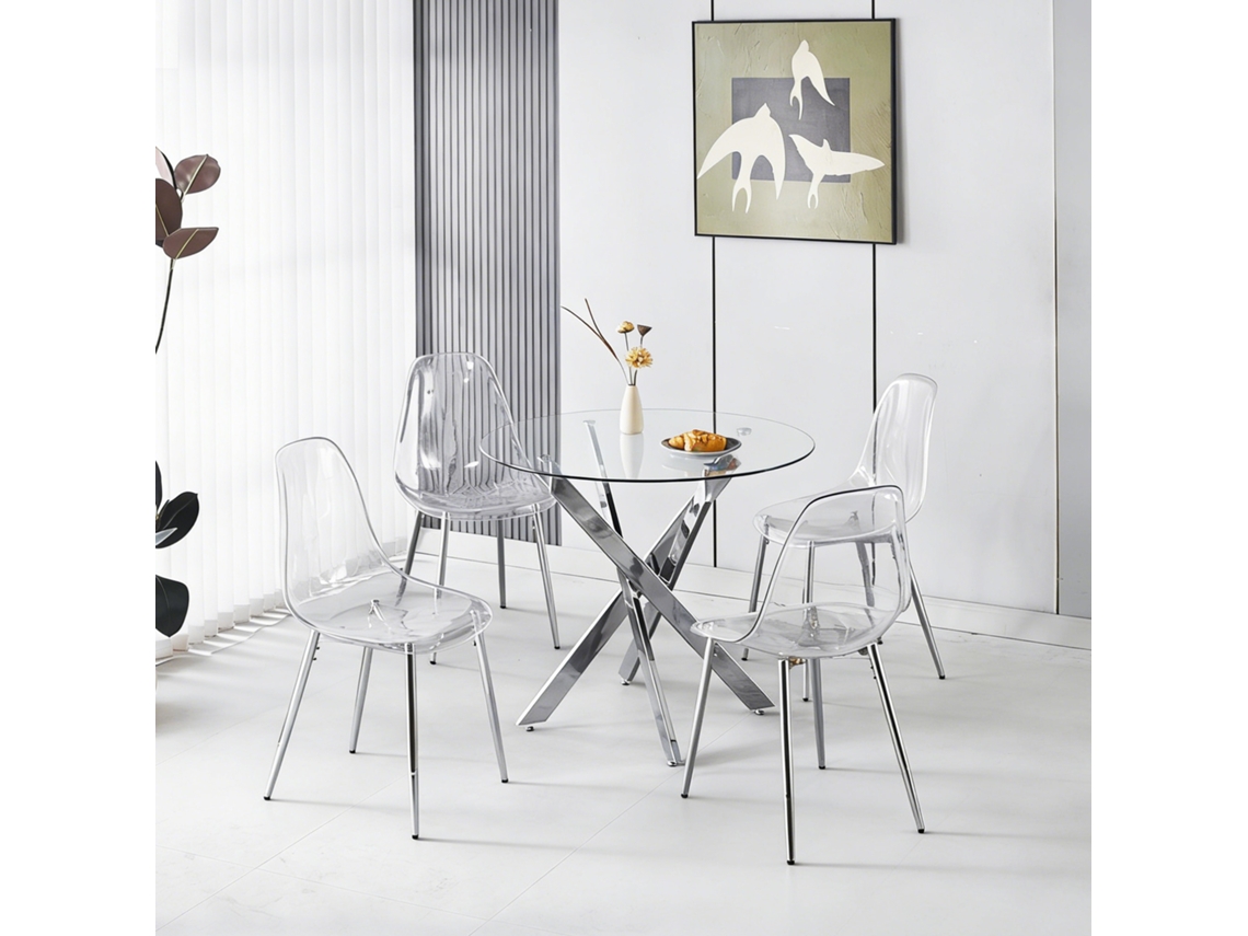 Conjunto Jantar 1+4 Mesa 4 Cadeiras