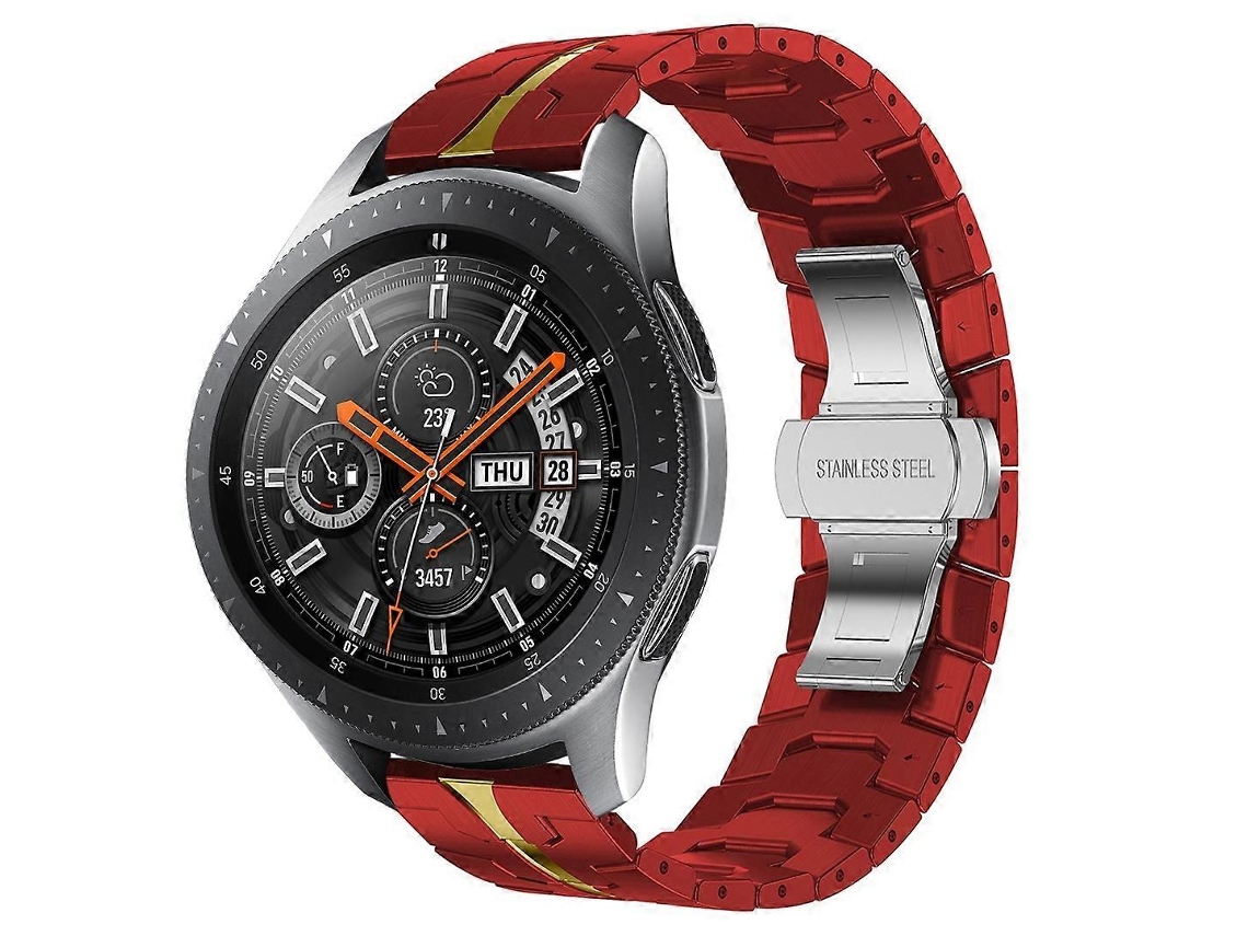 Pulseira De Metal Resistente Em Aço Inoxidável Para Samsung Galaxy Watch 46mm