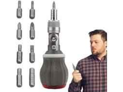 Kit De Chave Fenda Com Catraca Multiângulo, Ferramenta Reparo