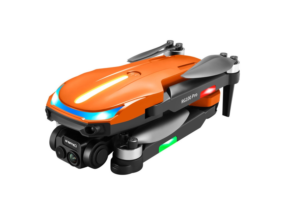 Rg100 Pro Mini Drone Dobrável Com Câmera 4k Bestvite (2 Baterias Duração Da Bateria 15 Min Laranja)