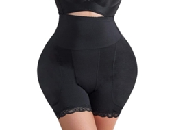 2026-protector De Culo Con Relleno, Lencería Levanta Glúteos Con Control De Abdomen, Ropa Interior Acolchada Para Mujeres Jjr Pequeño Negro
