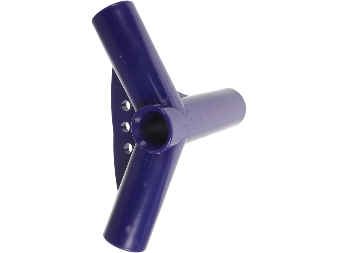 Conector De Plástico Azul De Três Vias Para Vareta De Barraca