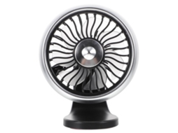 Ventilador De Carro Hemoton, Usb Com Luz Para Veículo, Ar Condicionado