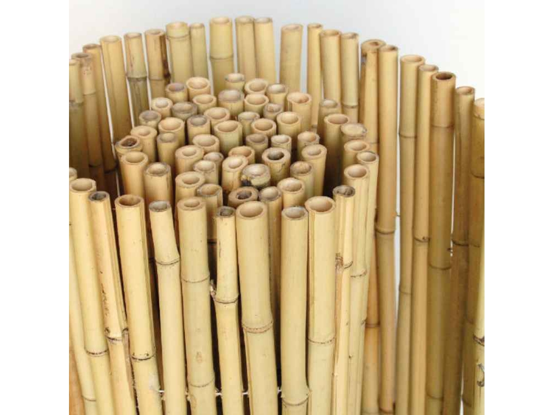 Rolos De Cerca De Bambu Natural 2,5 X 200 X 180 Cm Maderterraneo