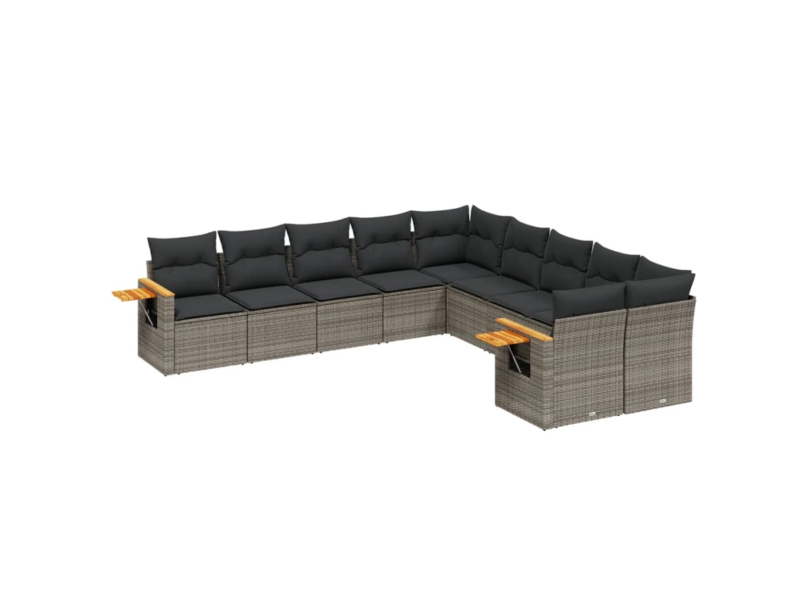 Garden Sofa Set, Garden Sofa Sets Vidaxl Cinzeto Rattan / Vime (n/a)