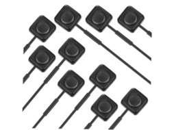 Conjunto De 10 Mini Interruptores Botão Pressão Para Painel Carro.