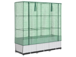 Raised Bed, Raised Beds Vidaxl Branco Polipropileno (120 X 40 X 138 Cm)