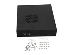 Gabinete De Computador Desktop Mini Itx Htpc Com Boa Dissipação De Calor, Exquistito, Compacto E Preto