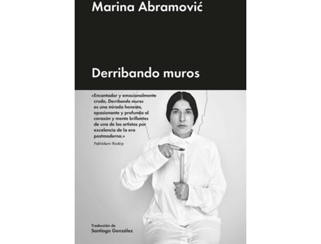 Livro Derribando Muros de Marina Abramovic (Espanhol)