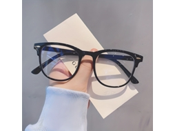 Óculos Unissex Estilo Retro, Design Minimalista, Armação Quadrada Elegante, Proteção Contra Luz Azul Ideal para Uso em Computadores. STELASPLEN