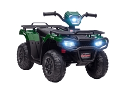Quad Elétrico Infantil 12v, Motor Duplo, Faróis E Música, 88x45x50cm, Verde