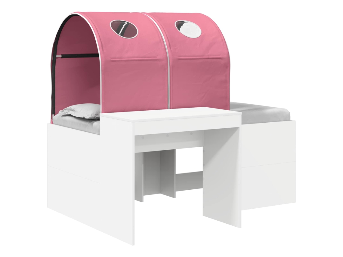 Cama com Túnel 4 Pcs Carvalho Artisian e Rosa MAISON EXCLUSIVE