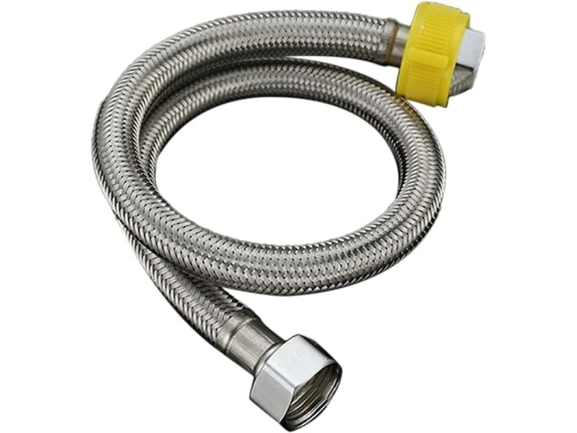 Mangueira Extensora Para Torneira Em Aço Inoxidável, 20 Cm Aquaforge