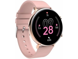 Relógio inteligente fitness rastreador, IP68, touch fabric IPS compatível com Android iOS Bestvite (rosa)