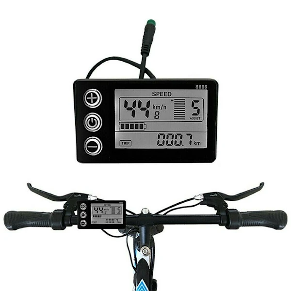 Ciclocomputador Para Bicicleta, Lcd, Velocímetro