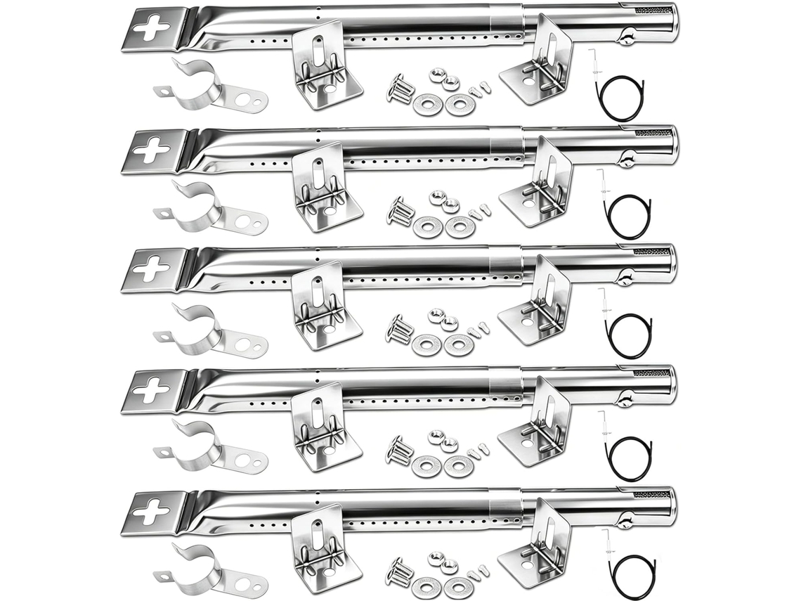 Peças de reposição universais para queimadores de 31 a 45 cm, compatíveis com Triton 2, Monroe, Tepro, Campingaz, Taino, Proficook, Barbecook e queimadores tubulares.