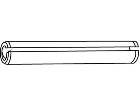 Cavilha Elástica Din CHEMITOOL 1481 6X40 Zincado Branco