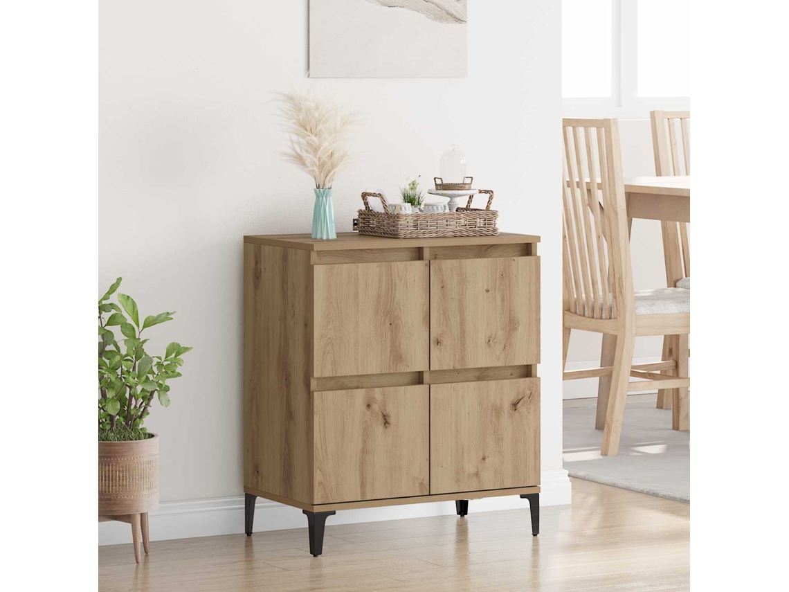 Vidaxl Buffet Carvalho Artesanal 60 X 35 X 70 Cm