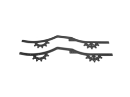 Estrutura De Chassi De Rc Em Liga De Alumínio Ajustável Para Axial Scx10 Ii Carro Rc 1/10 Preto