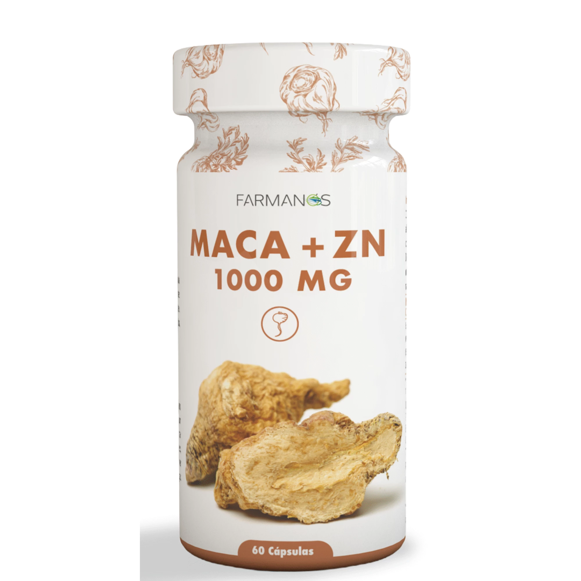 Cápsulas Maca Zn 1000 Mg