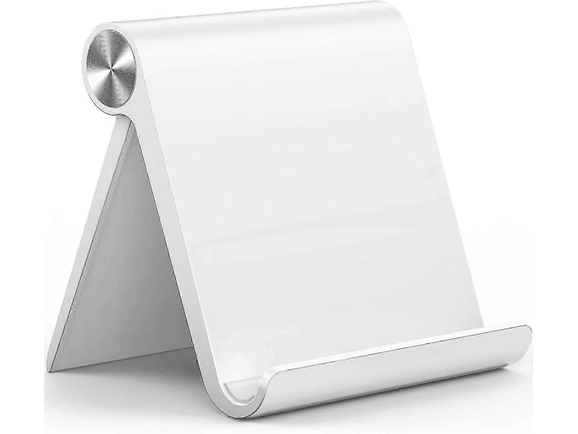 Suporte De Mesa Ajustável Para Celular Omoton Em Alumínio Com Base Antiderrapante E Porta De Carregamento Prática, Compatível Com Todos Os Smartphones