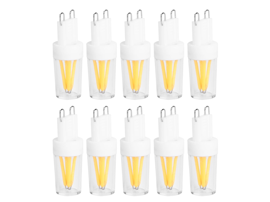 10pcs Lâmpada Led G9 2w 230v Base Bi Pin para Iluminação Residencial Econômica