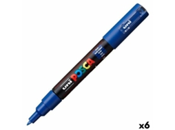 Rotuladores POSCA Pc-1M Azul 6 Unidades