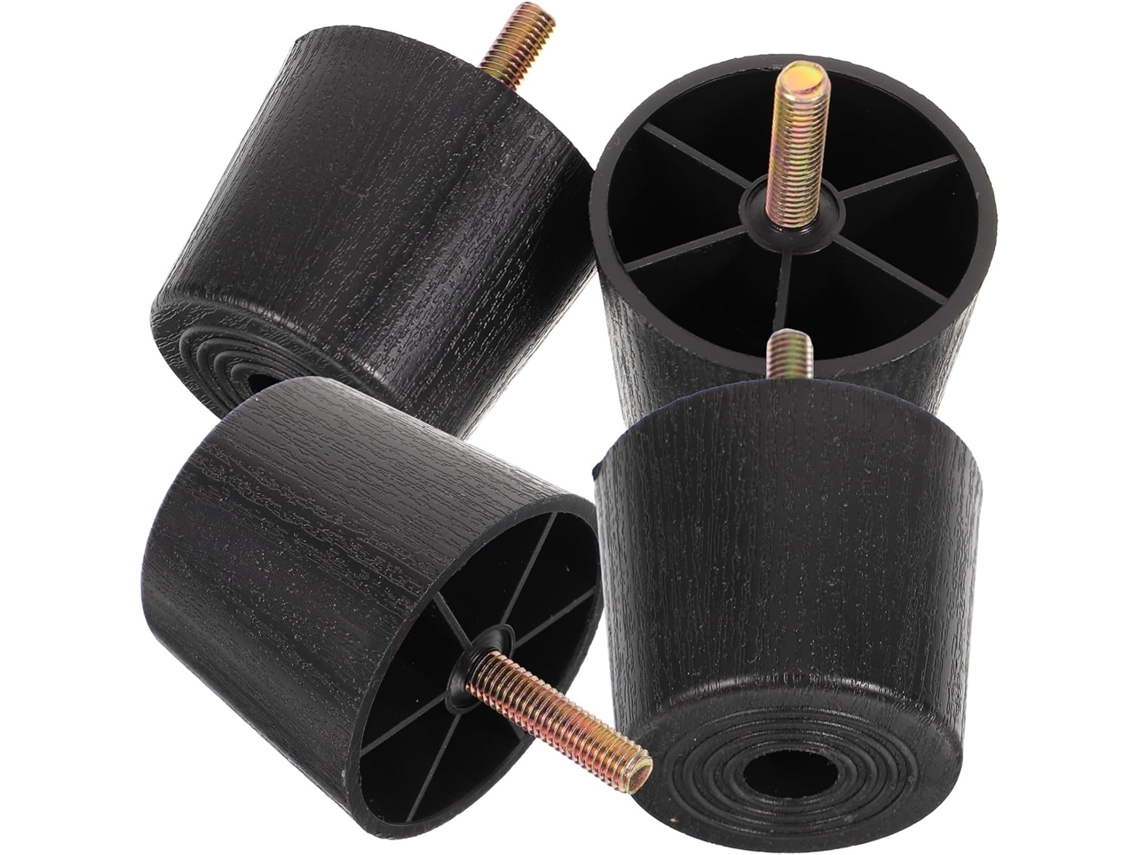 Conjunto De 4 Pés Niveladores Ajustáveis Com Parafuso Para Móveis, Ideais Para Sofás, Armários E Mesas Resistentes
