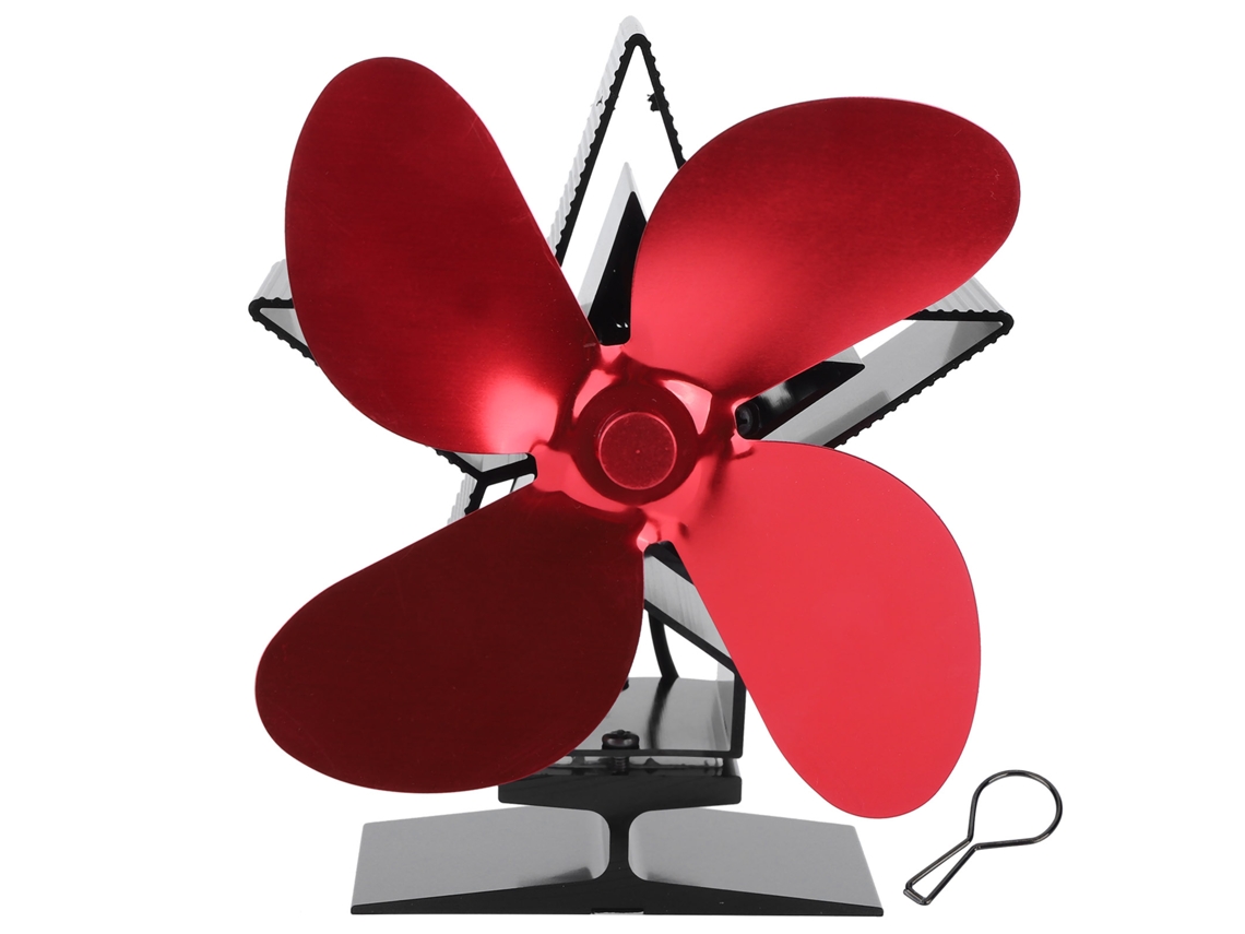 Ventilador 4 Lâminas para Estufa de Madeira a Calor