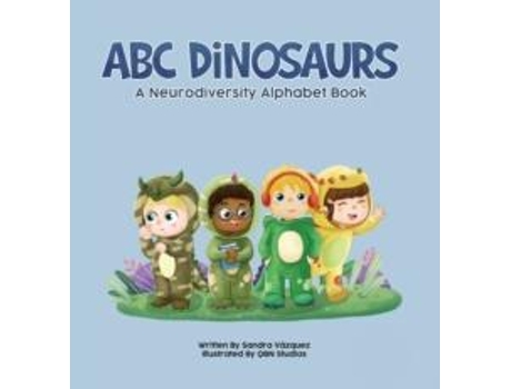 Livro Abc Dinosaurs De Sandra Vazquez (inglês)