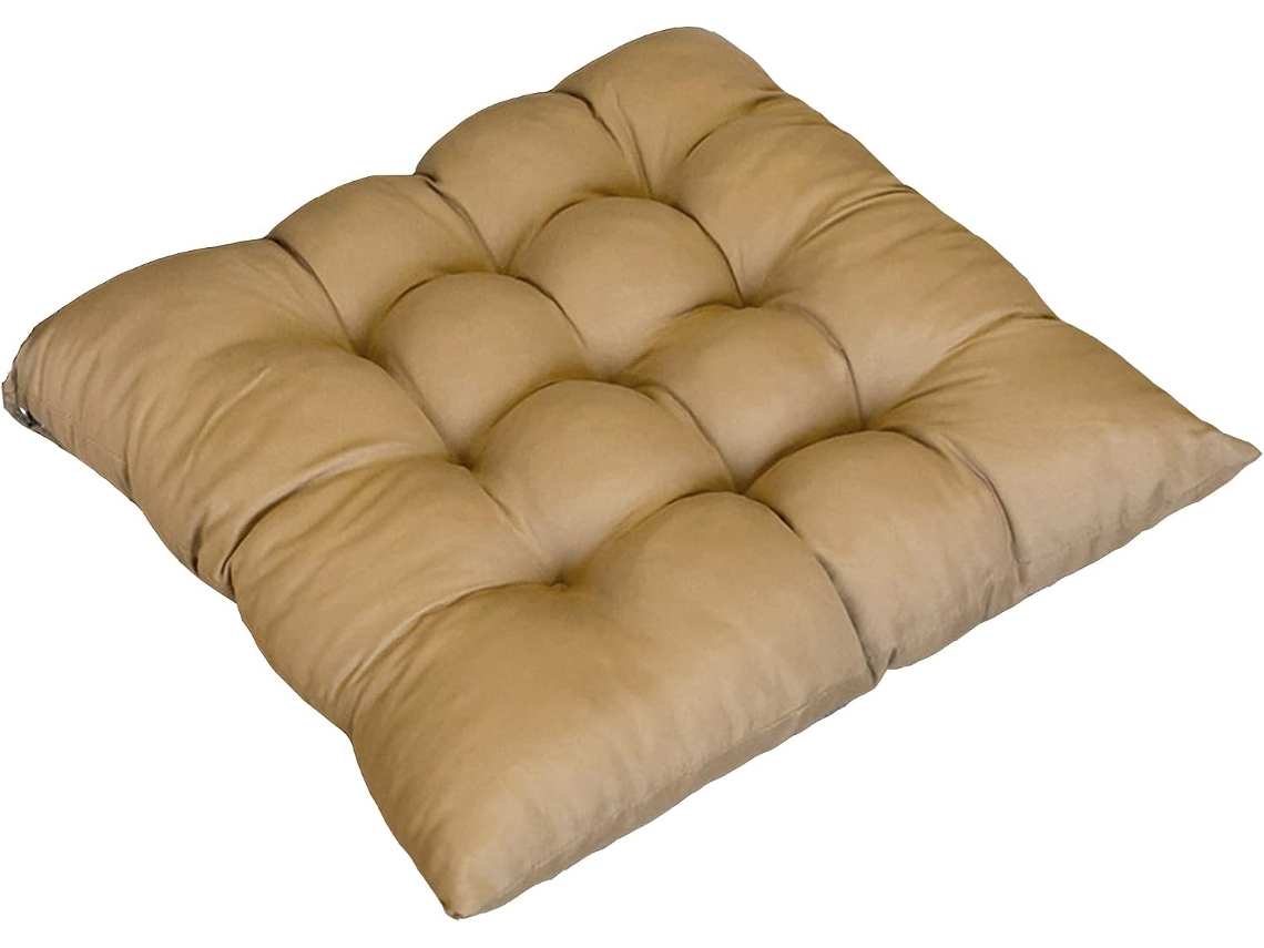 Conjunto De 2 Almofadas Antiderrapantes Para Cadeiras, Com Amarras, Ideais Para Jardim, Sala De Jantar, Cozinha