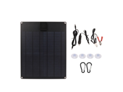 Kit de Ventilador Solar BRILVIBERA 10 W resistente às intempéries, com exaustor duplo