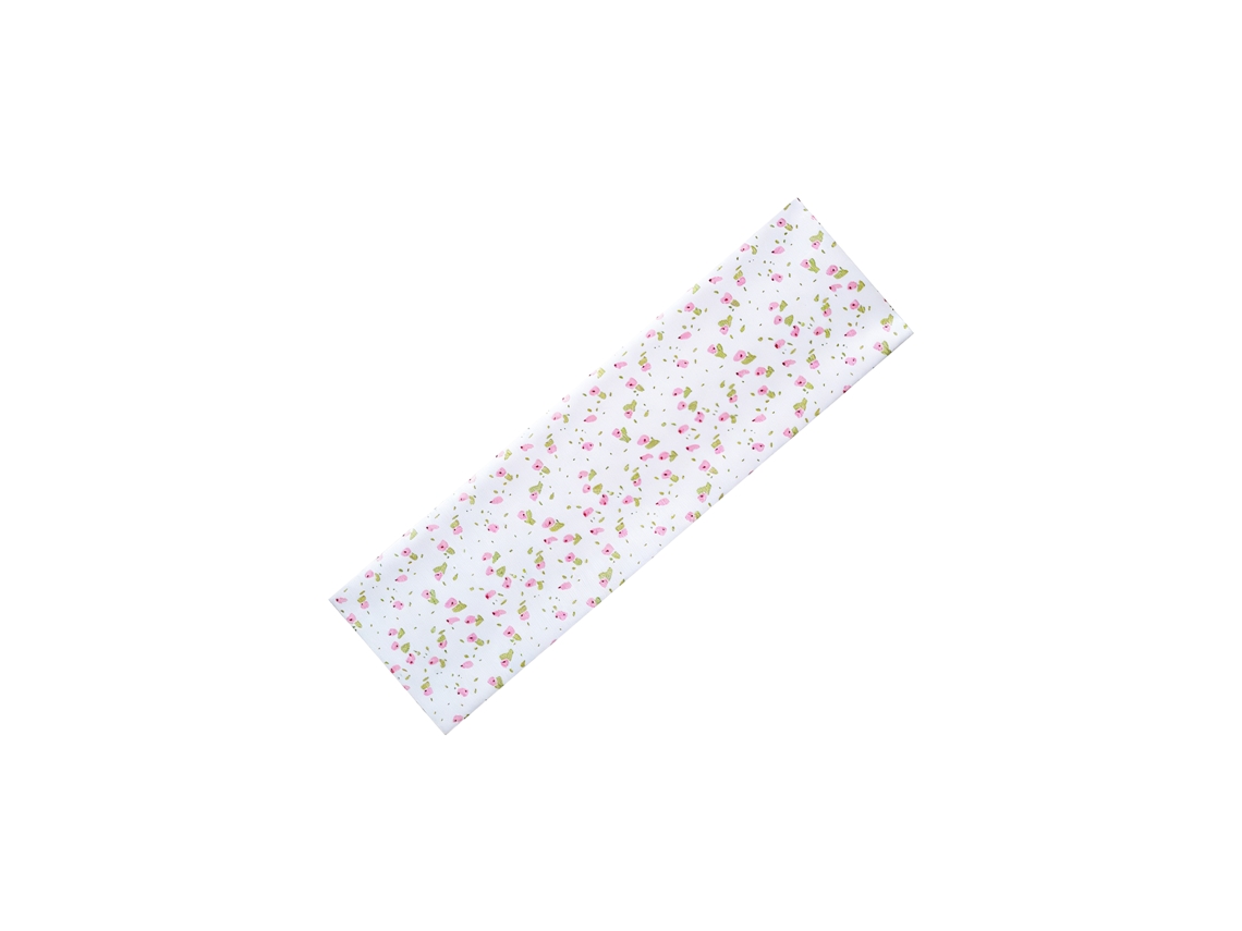 Fita Floral Branco Decoração Feminina Moda
