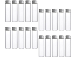20 Frascos De Vidro Transparente Para Cuidados Com A Pele, Frascos Para Amostras De Cosméticos