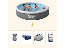 Bestway Piscina Bestway Fast Set Redonda - 366x76 Cm - 5-peças S329