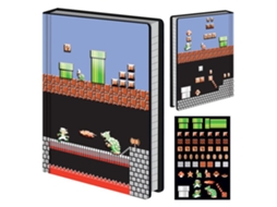 Caderno, Super Mario Bros Multicolorido BRILVIBERA (construtor de Níveis)