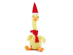 Brinquedo De Pelúcia Interativo Dançando Pato Amarelo Arzopa | Natal Patinho Amarelo | Repetir Ouvir |