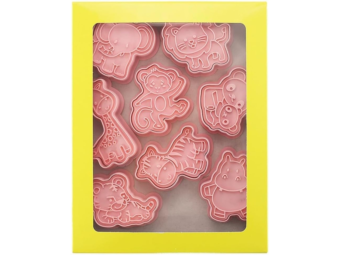 Cortador De Biscoitos, Para Biscoitos E Doces, 8 Peças, Animais
