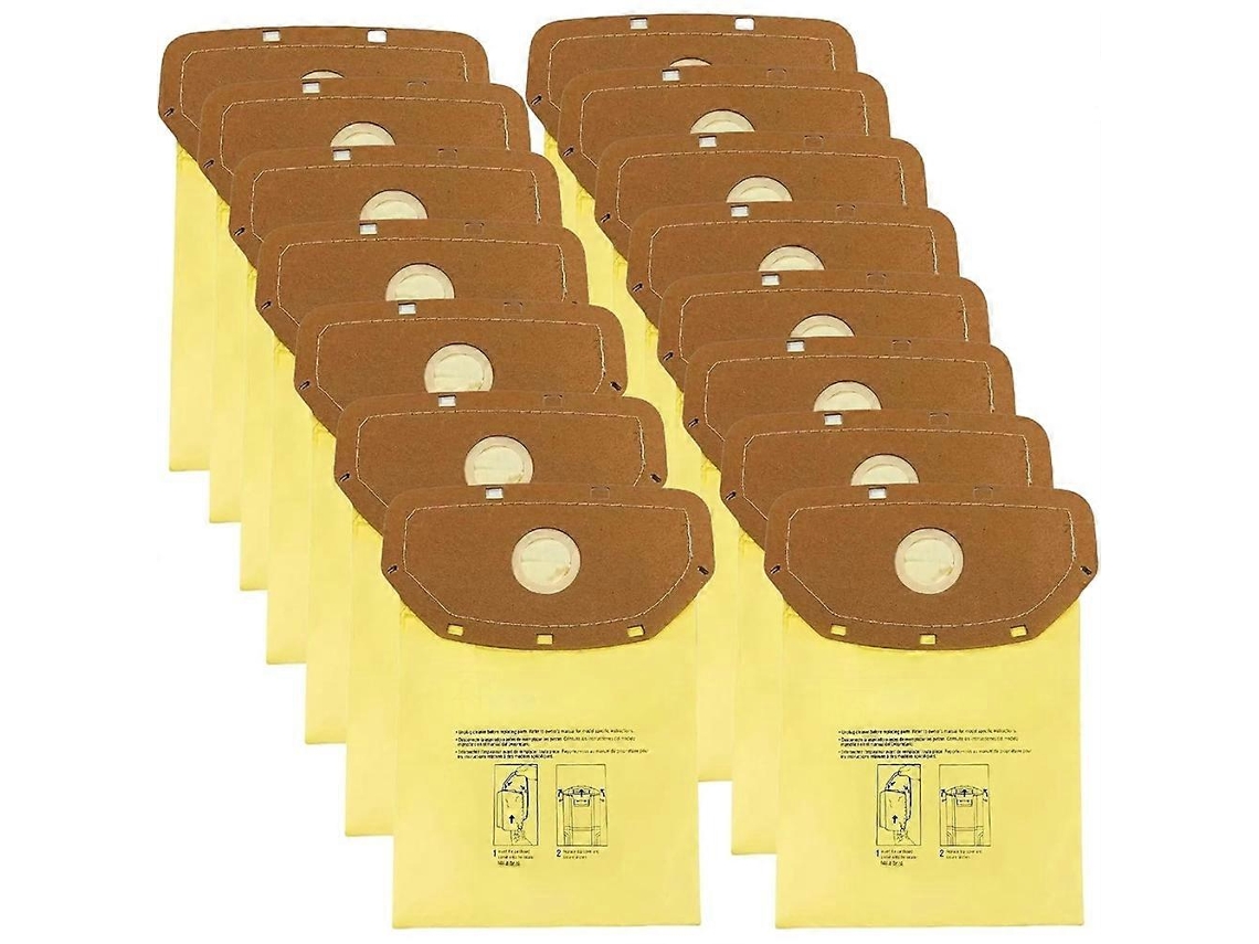 Pacote Com 15 Sacos De Vácuo Com Colarinho Selado Ah10232 Para Aspirador De Pó Sem Fio De Mochila Hoover Commercial Mpwr 40v Ch93619, Ch93600