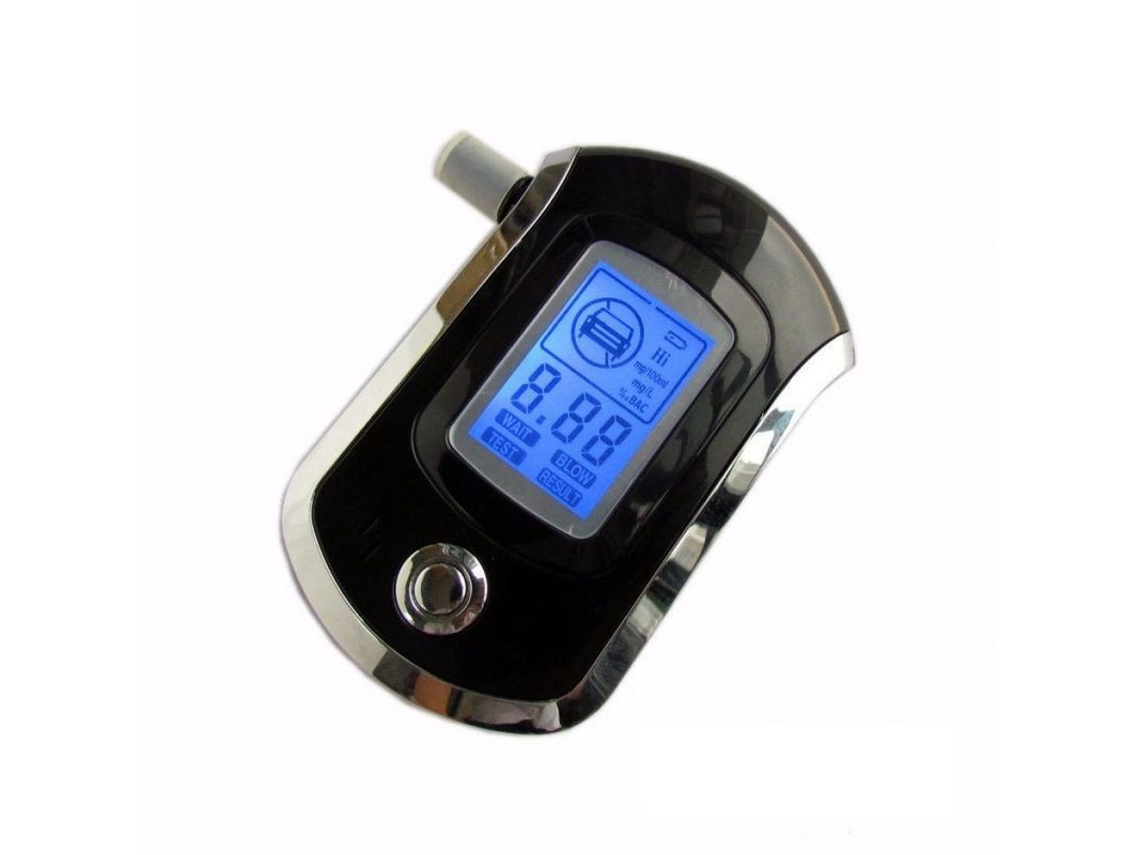 Analisador de Álcool Portátil Profissional com Sensor LCD S/MARCA