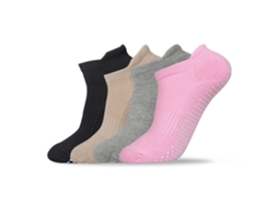 Meias de Ioga, 4 Pares, para Pilates AQUAFORGE