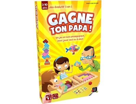 Jogo de Tabuleiro GIGAMIC Win Your Dad! (3 Anos)
