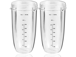 Copos De Reposição Para Liquidificador De 946 Ml(pacote Com 2), Compatíveis Com Os Modelos Nutribullet De 600 W E 900 W
