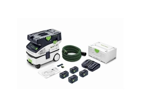 Aspirador Sem Fio Ctmc Midi I-Plus Cleantec FESTOOL 577672 1600 W Bolsa Branco