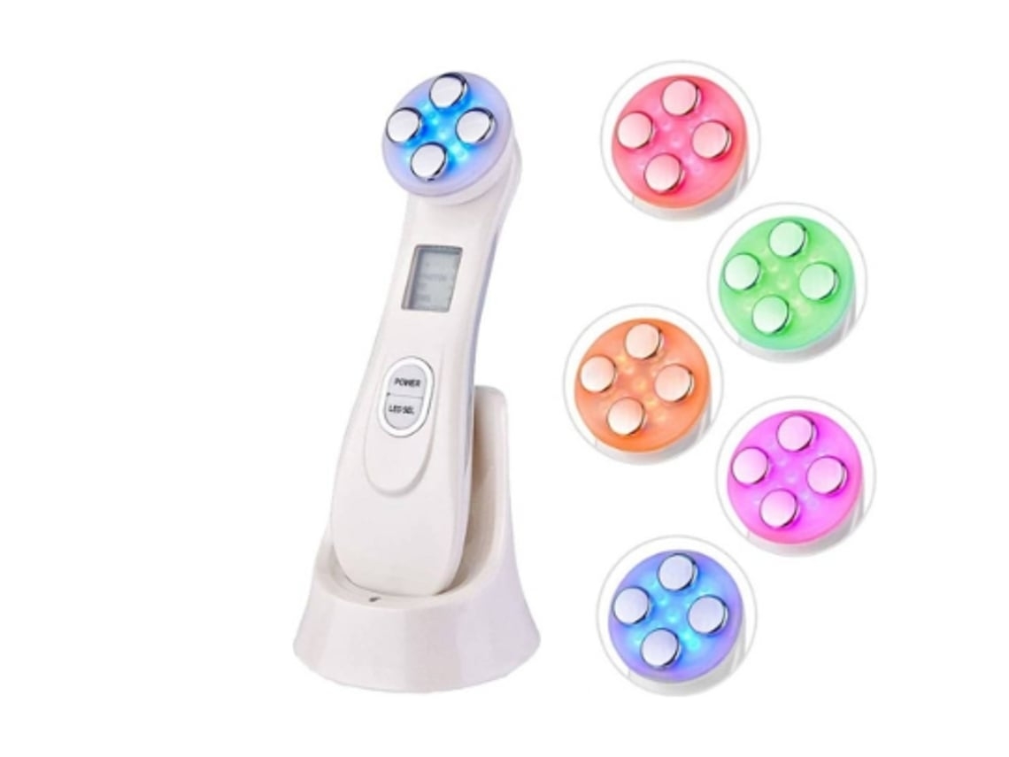 Instrumento De Beleza Ultra Sônico Terapia De Luz Led Rejuvenescimento Da Pele Antienvelhecimento E Instrumento De Limpeza Reafirmantebranco Yunzii