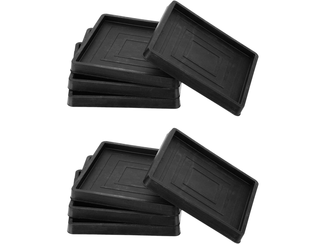 Protetores De Borracha Para Móveis Patikil 8, 9cm 3, 5 Polegadas, Pacote Com 8 Unidades, Antiderrapantes, Quadrados