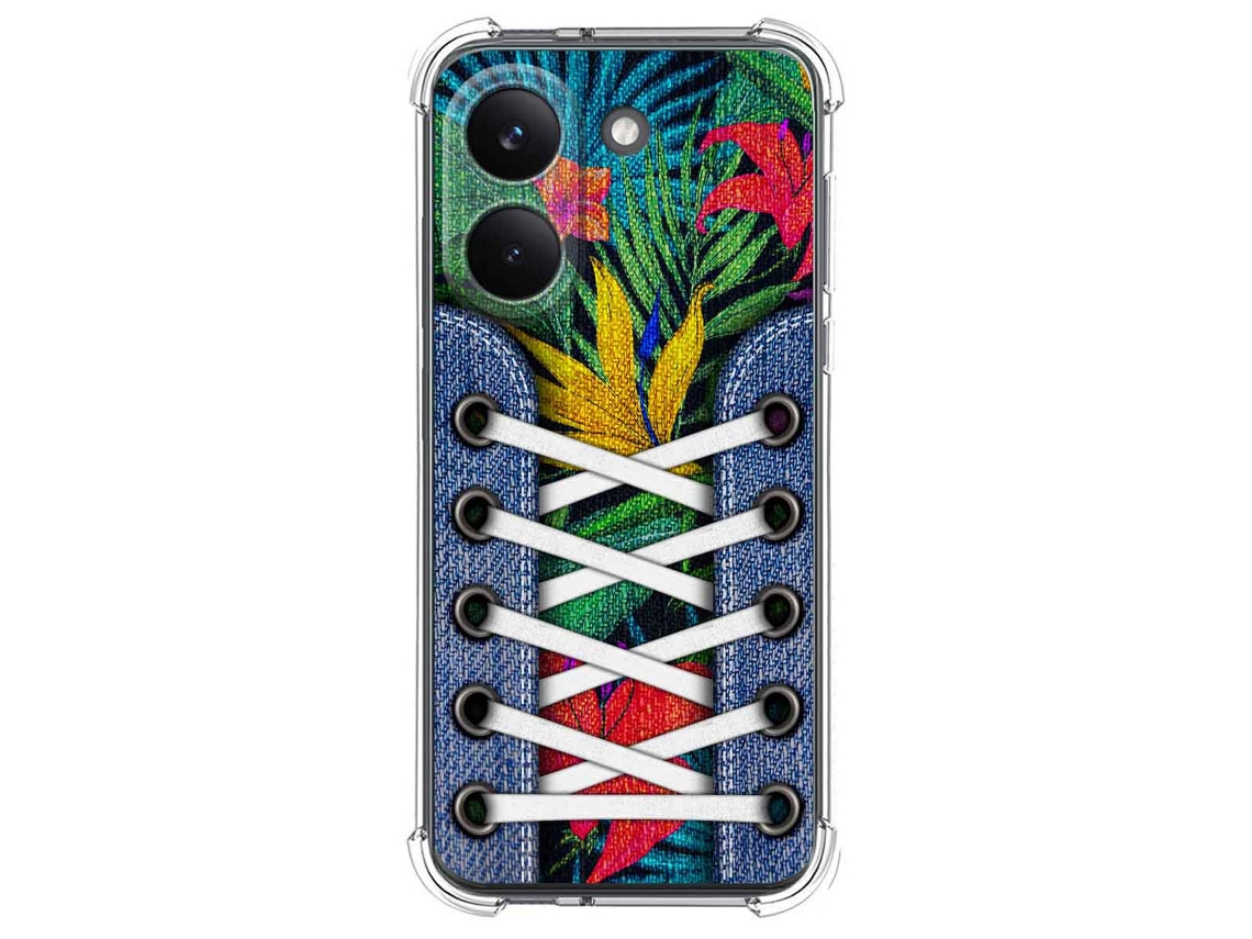 Capa Tumundosmartphone De Silicone À Prova De Choque Para Xiaomi Poco X8 Pro 5g Design De Tênis 12 Estampas
