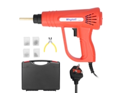 Kit de soldagem portátil de plástico de 70 W para reparos de rachaduras e furos com 4 caixas de pregos quentes.